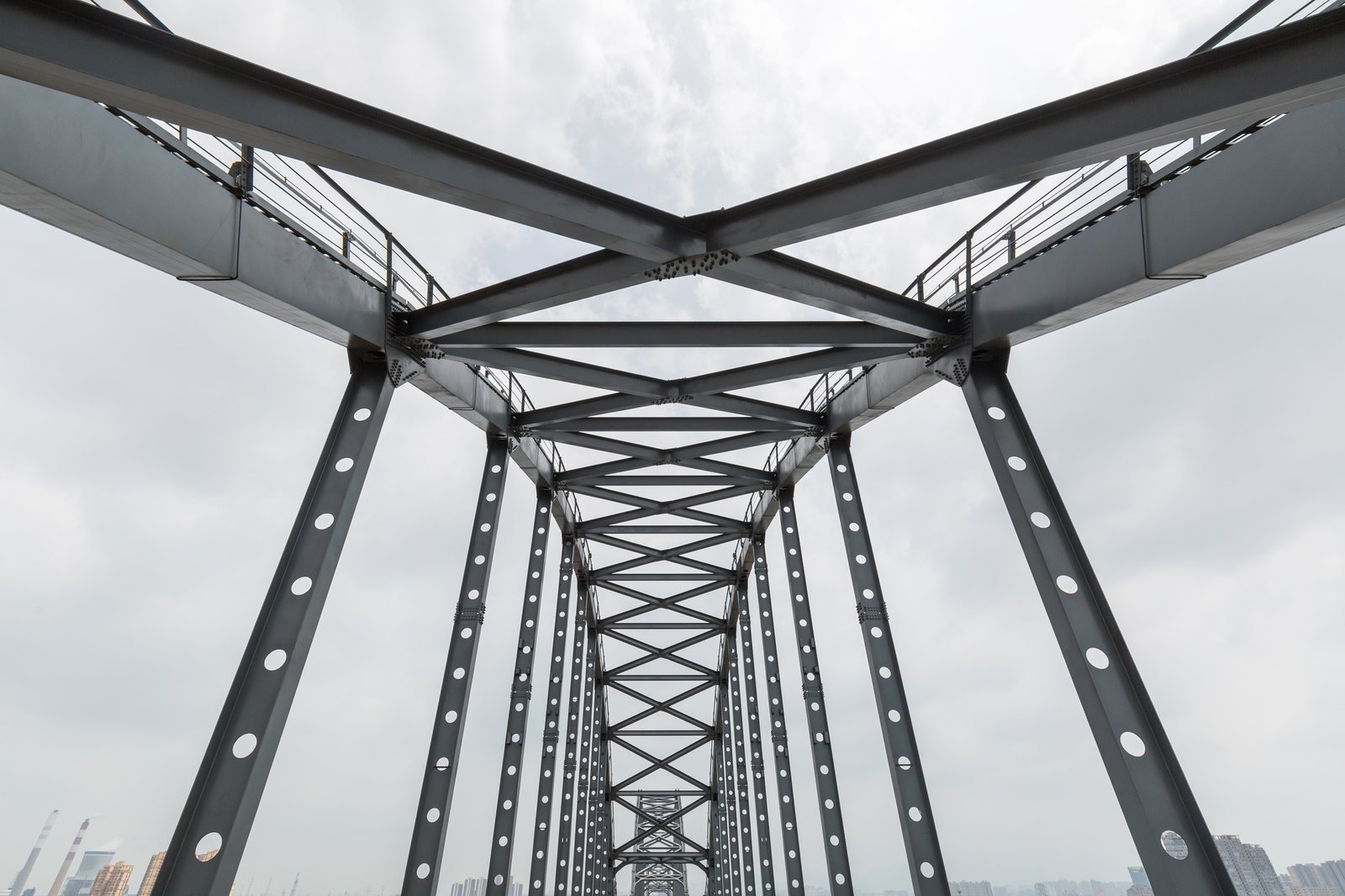 steel bridge closeup